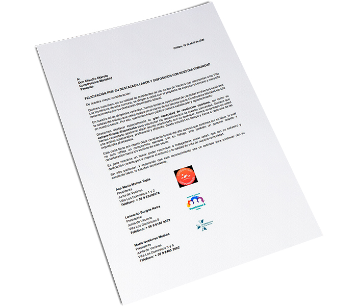 Carta de Felicitaciones  - Imagen 2